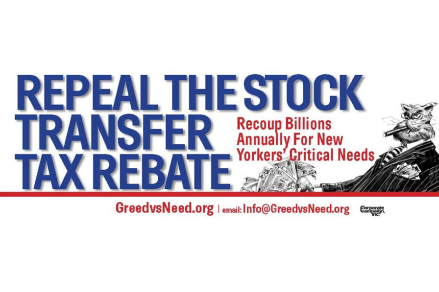 Activists to Rally at NYSE for Stock Transfer Tax